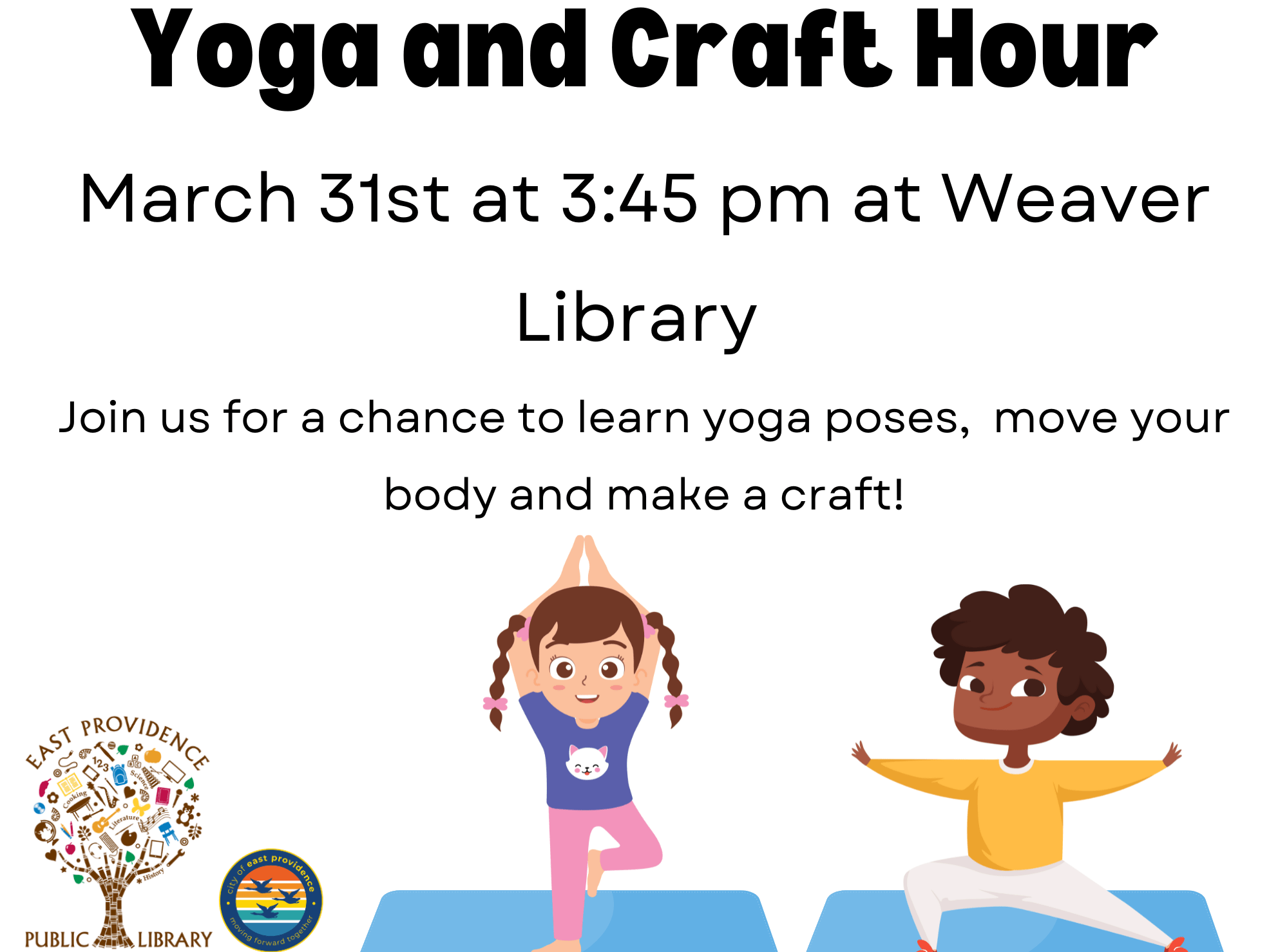 Yoga hour flyer